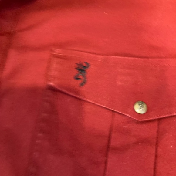 Browning mens long sleeve snap front heavy shirt - Picture 4 of 9